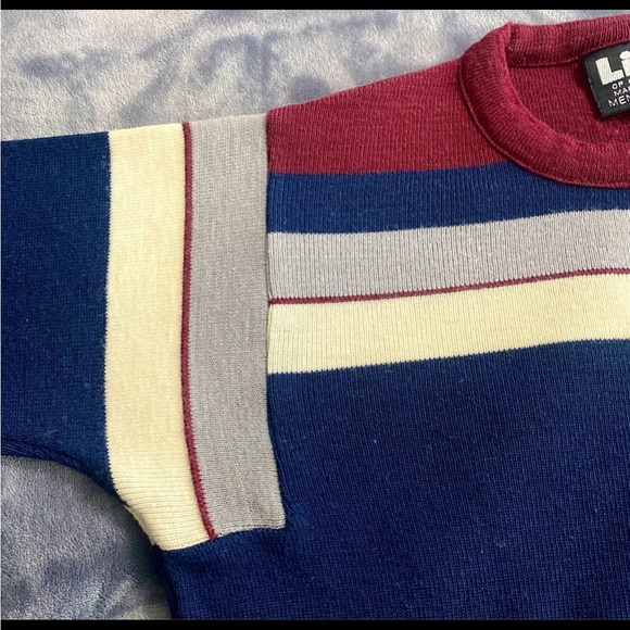 Vintage Mens Lido Sports Wool Sweater Small - Picture 6 of 7